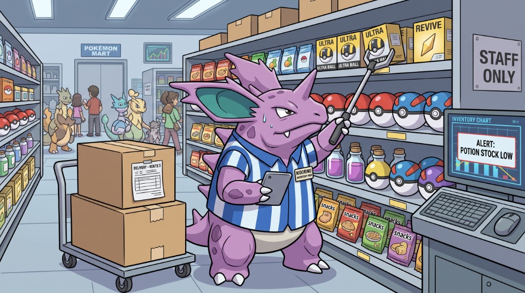Nidorino PokéMart Manager